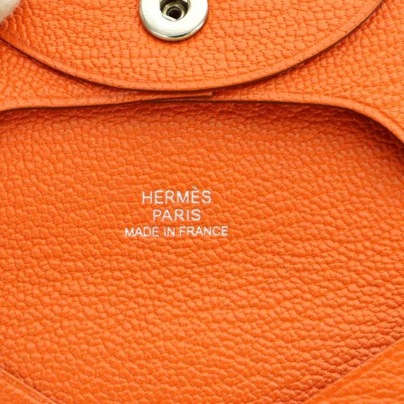 【美品】HERMES エルメス バスティア 小銭入れ オレンジ系 W刻印 楽天市場】エルメス HERMES バスティア ヴェルソ コインケース