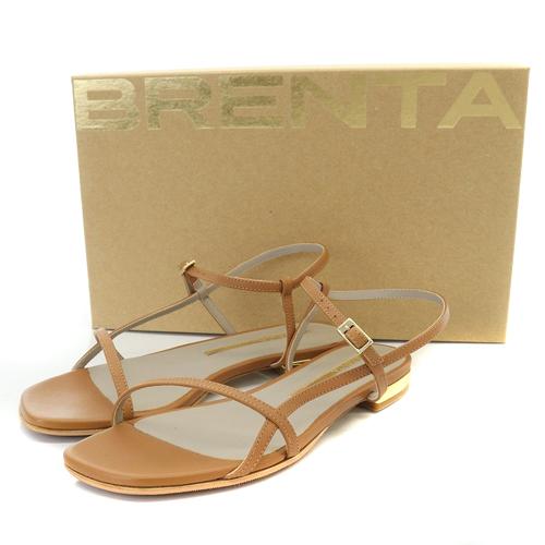 ブレンタ BRENTA Noble別注 ストラップ フラットサンダル レザー ブレンタ BRENTA Noble別注 ストラップ フラットサンダル レザー