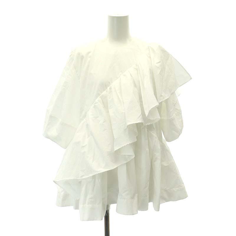 FORMO フォルモ　ブラウス　ホワイト フォルフォルモ FORFORMO Shoulder Frill Blouse ブラウス 七分袖
