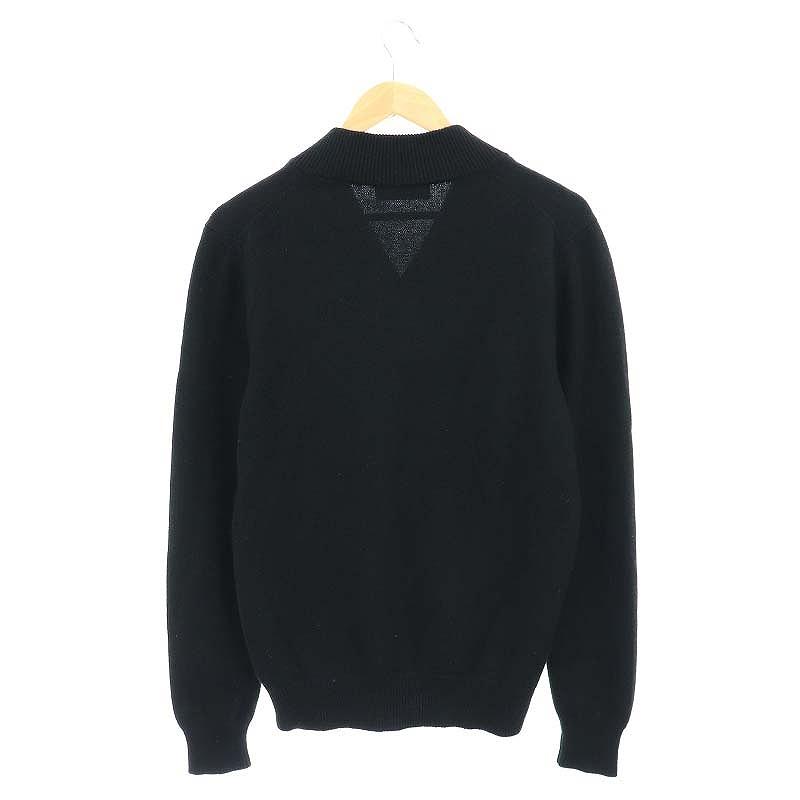 ドルチェ&ガッバーナドルガバニット黒ブラックVネックメンズ