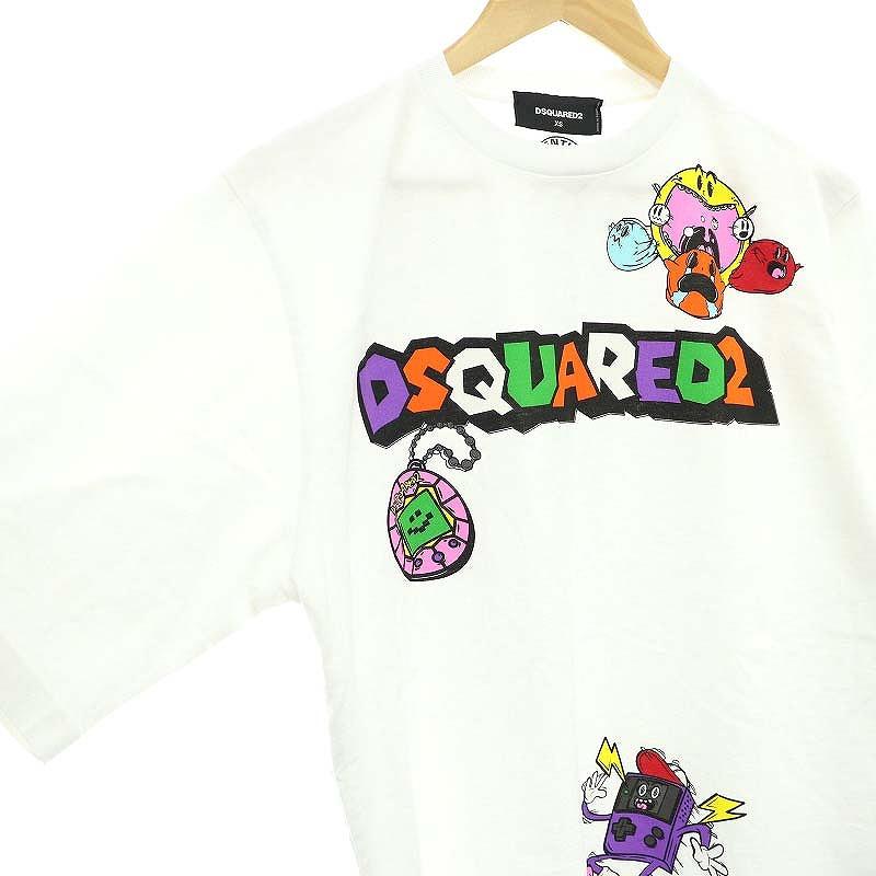 DSQUARED2 ディースクエアード 23AW プリントオーバーサイズTシャツ 