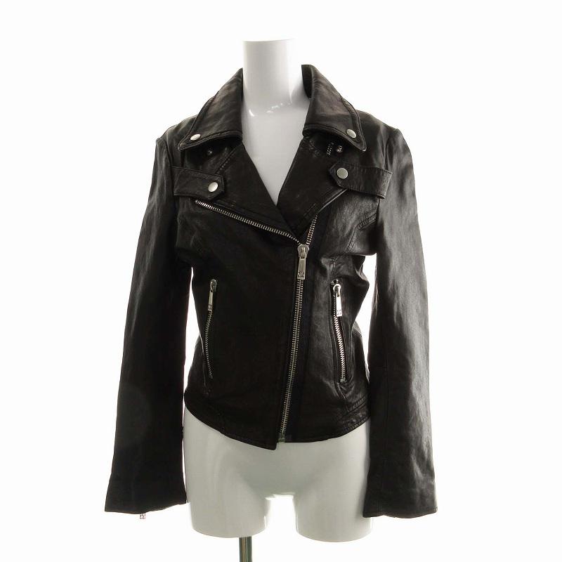 専用【良品】 ムルーア レザージャケット 山羊 ゴートスキン ライダース M MURUA ムルーアライダースジャケット山羊革ゴートレザー