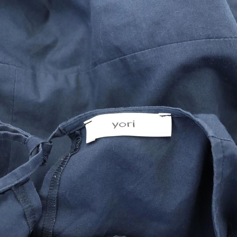 ヨリ yori 22SS ティアードロングブラウス シャツ 長袖 プルオーバー F 