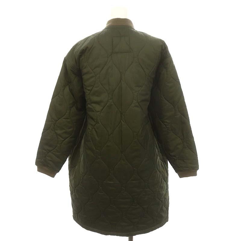 ラベンハム LAVENHAM ジップアップ キルティングコート ロング