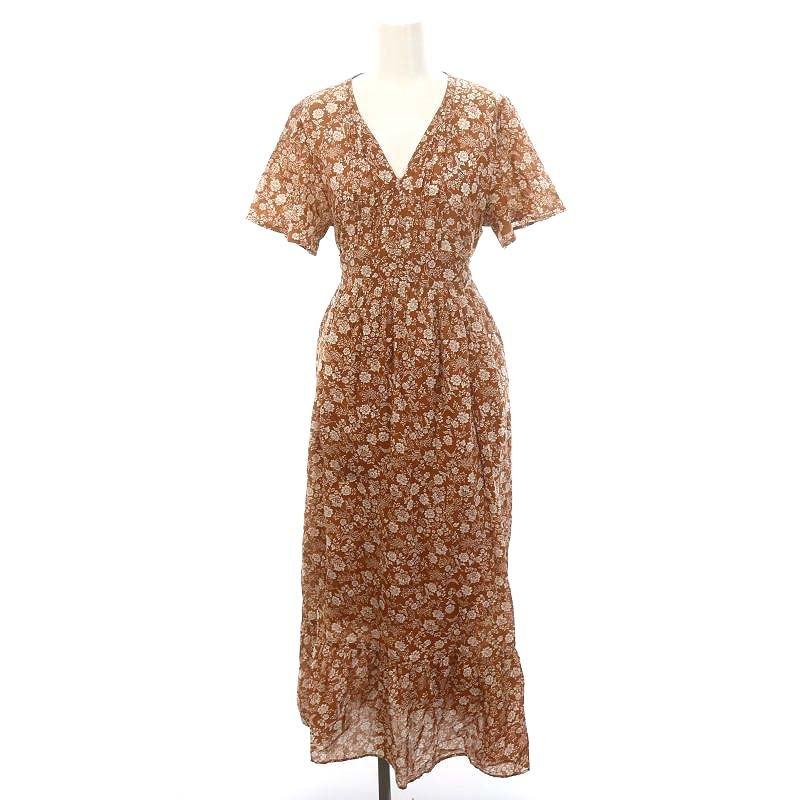 ヌキテパ NE QUITTEZ PAS! ナノユニバース別注 花柄マキシワンピース  