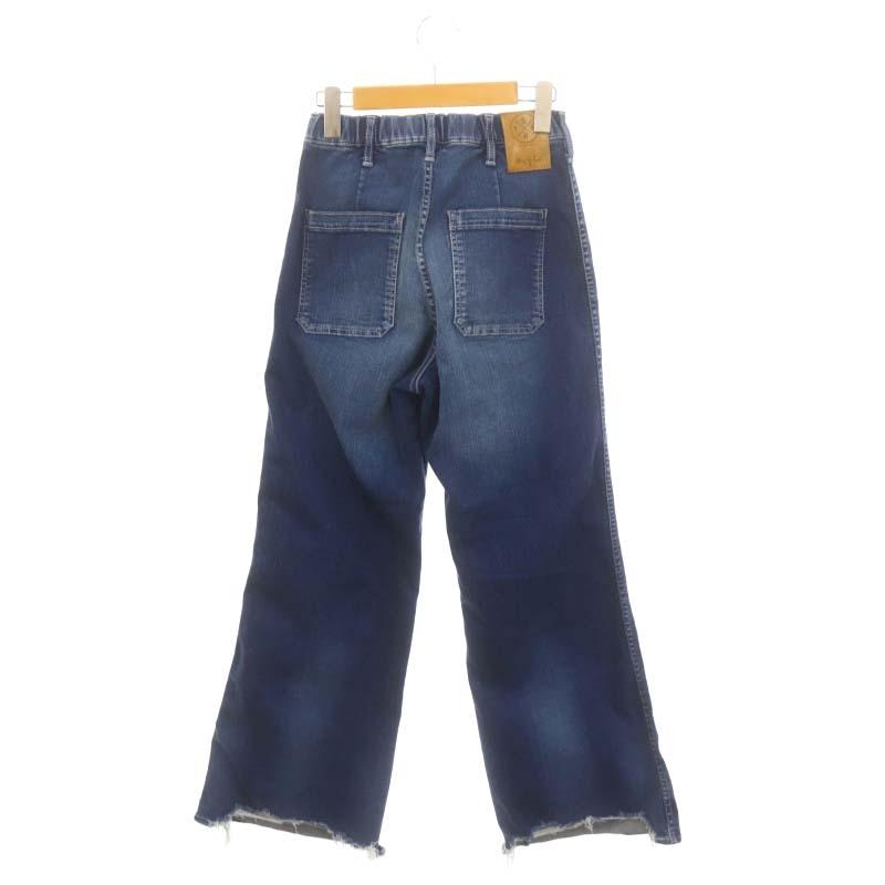 サート SURT × BIGJOHN ベイカーフレアデニムパンツ ジーンズ ジッパー 