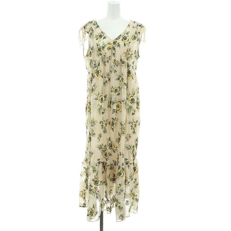 グレースコンチネンタル花柄ノースリーブロングワンピース グレースコンチネンタル GRACE CONTINENTAL 24SS エスニック