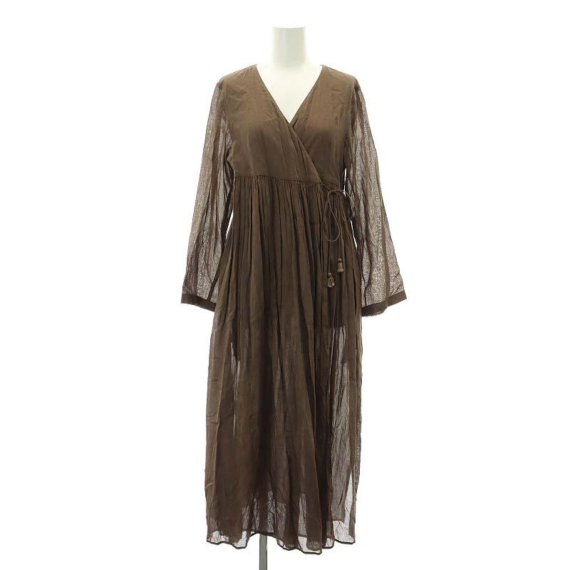 ヌキテパ NE QUITTEZ PAS! 2way カシュクール ラップ ワンピース 長袖  