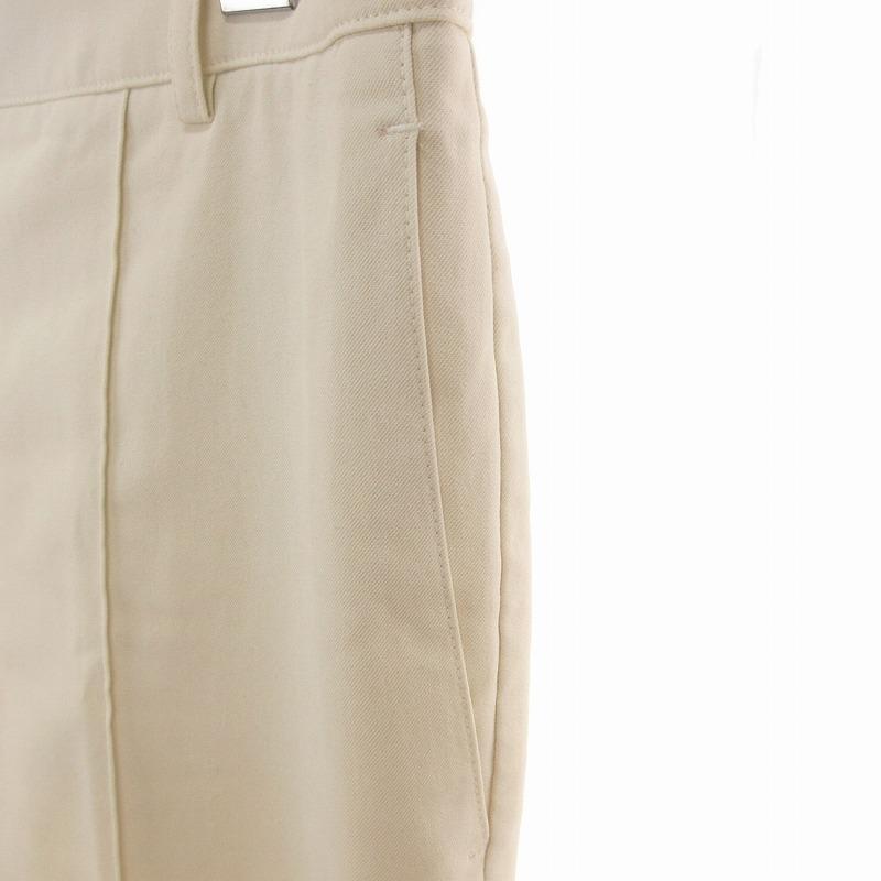 エポカ EPOCA テーパードパンツ スラックス センタープレス ジッパー  