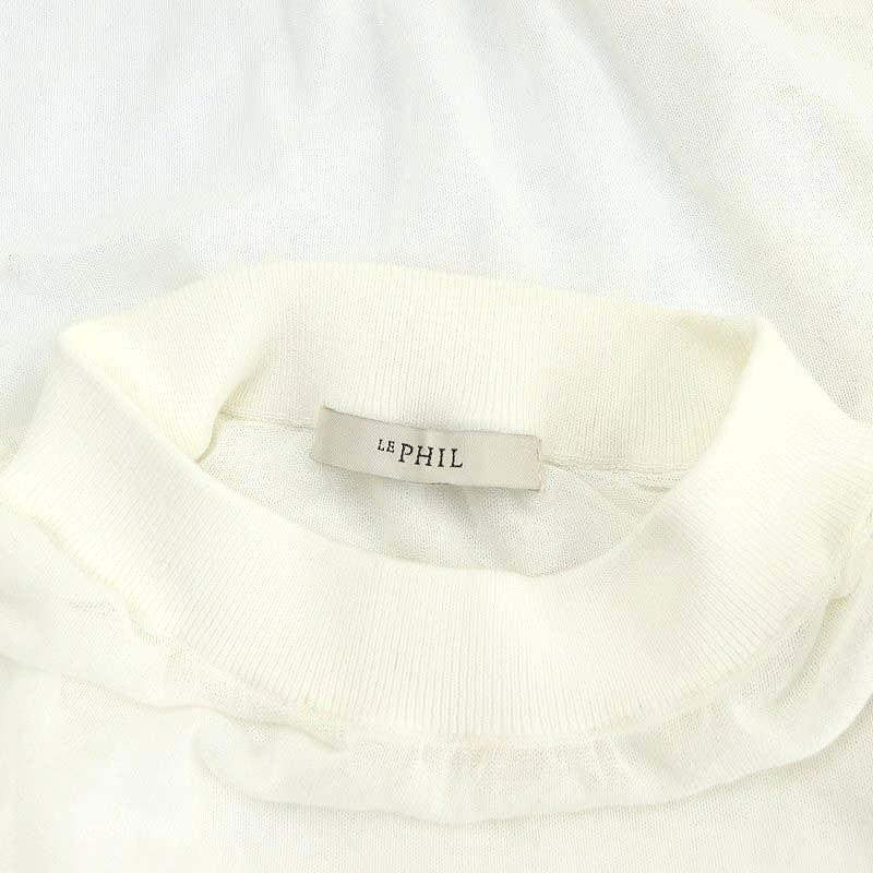 ルフィル LEPHIL 24SS ロングスリーブシアーニット カットソー 長袖 