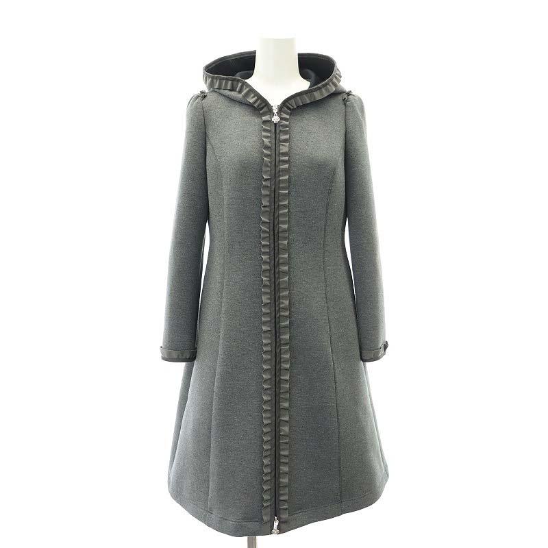 エムズグレイシー　フリル　コート エムズグレイシーフリルコート美品40