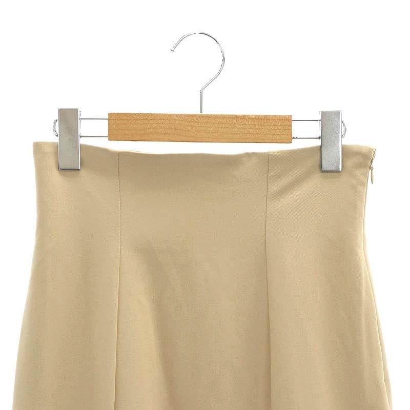 ローレン louren mermaid pleats skirt スカート ロング S ベージュ  