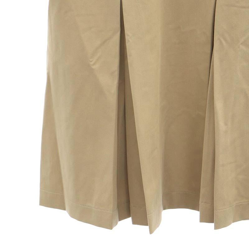 ローレン louren mermaid pleats skirt スカート ロング S ベージュ  