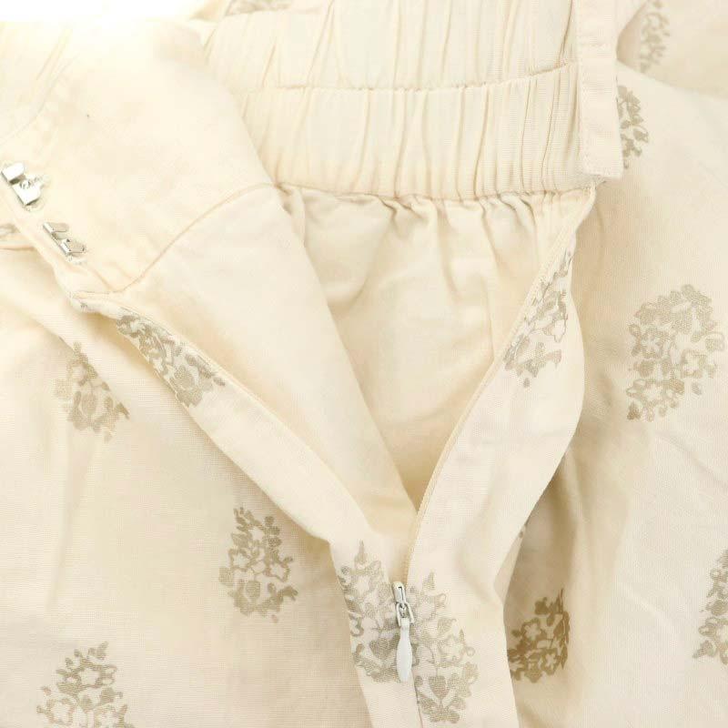 ヌキテパ NE QUITTEZ PAS! Cotton Linen Foil Print Pants ワイド  