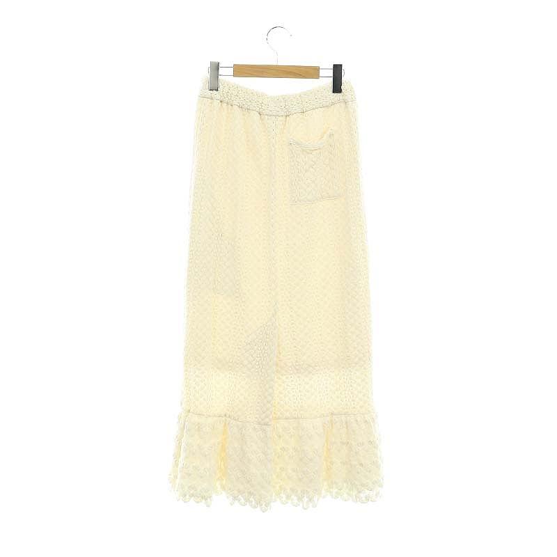 ロンハーマン Ron Herman 22AW レーススカート ロング丈 マキシ丈 S