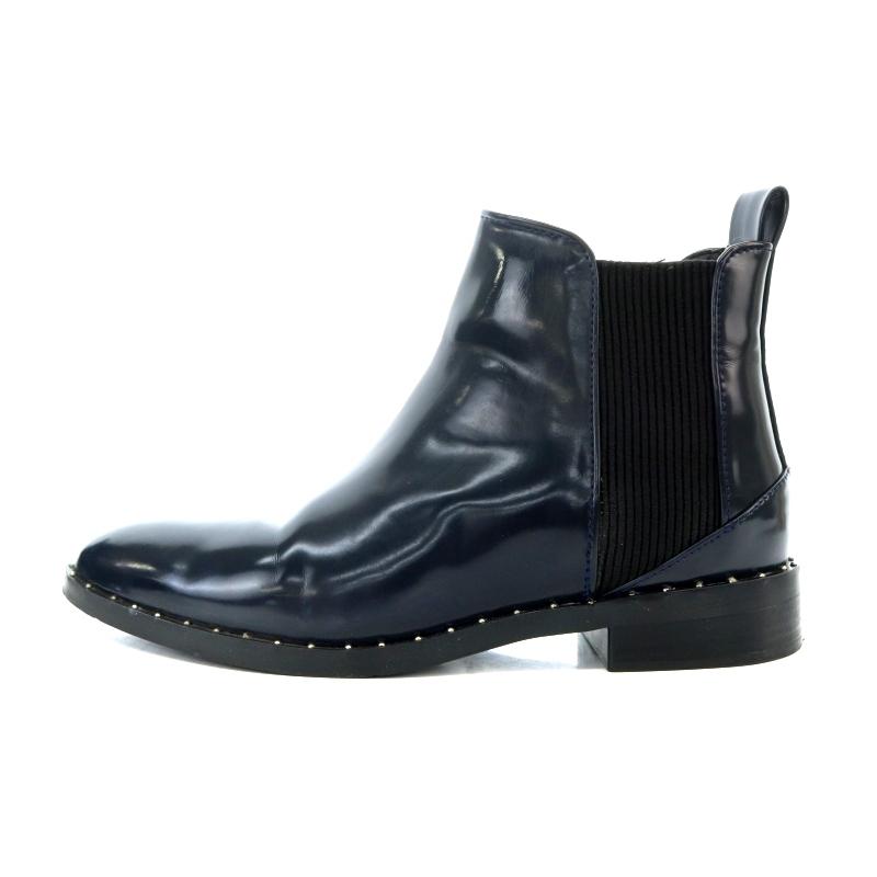 ザラ ZARA サイドゴアブーツ ショートブーツ ブーティ 37 23.5-24.0cm 