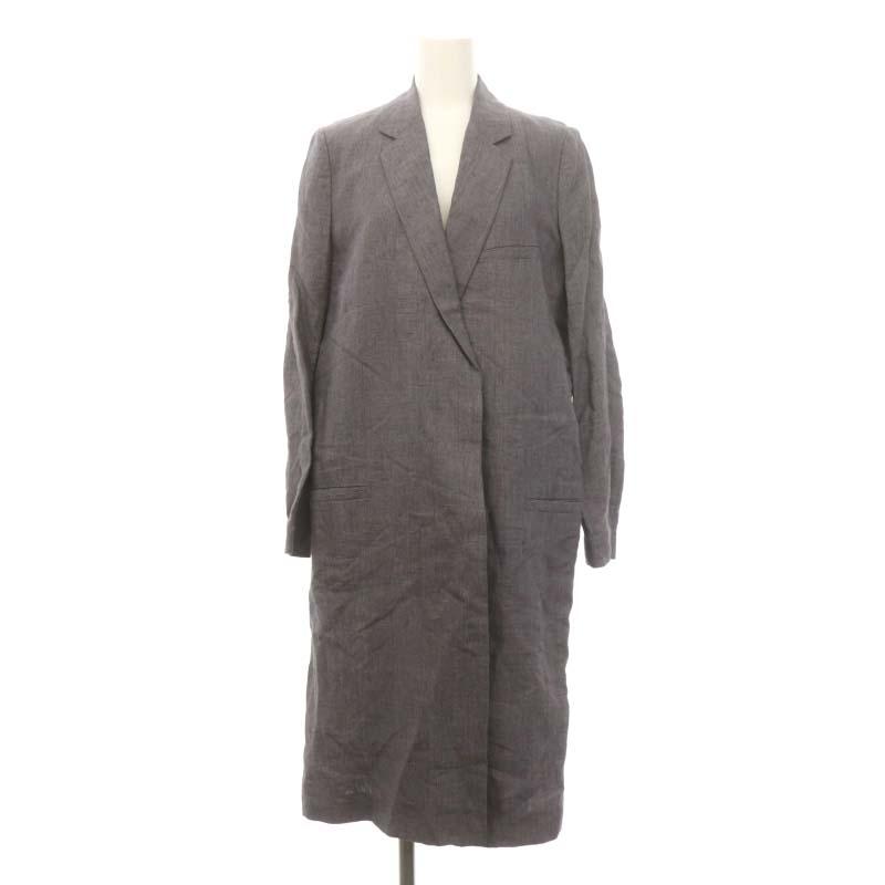 ドゥーズィエムクラス DEUXIEME CLASSE グレンチェック リネン コート  