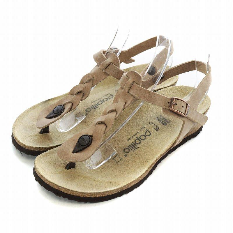 【未使用】ビルケンシュトック BIRKENSTOCK サンダル パピリオ 38 BIRKENSTOCK ビルケンシュトック パピリオ アシュリー ブレイ
