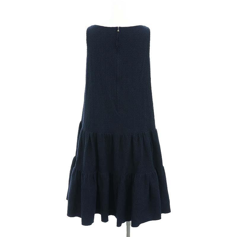 FOXEY フォクシー 24SS Dress Lyon ジャガード ティアードワンピース 