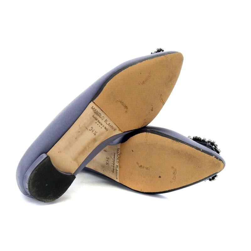 マノロブラニク MANOLO BLAHNIK ハンギシ HANGISIFLAT パンプス 