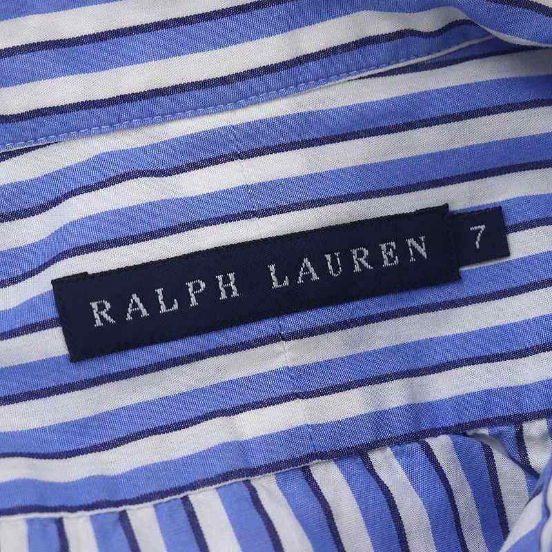 良品✨ラルフローレン シャツワンピース 袖ロールアップ はおり 七分袖 M 良品✨ラルフローレン シャツワンピース 袖ロールアップ はおり