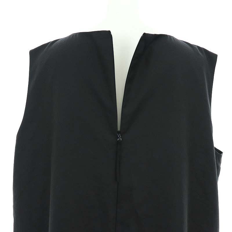 自由区 オンワード樫山 24SS タッサーポプリンノースリーブワンピース  