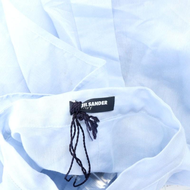 ジルサンダー JIL SANDER ネイビー NAVY ボイルシアーワンピース 