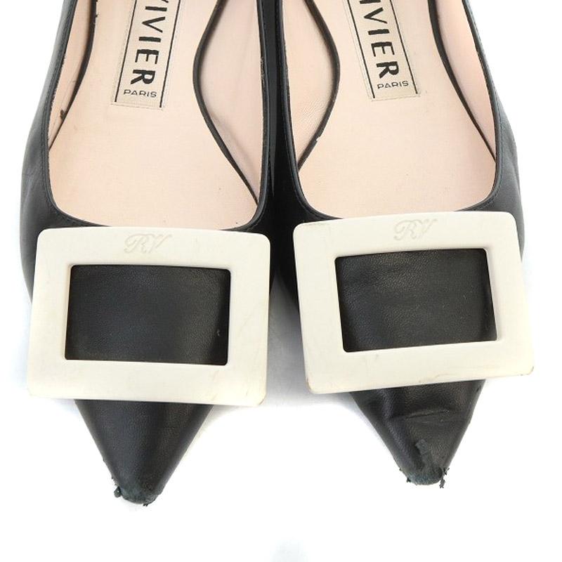 ロジェヴィヴィエ ROGER VIVIER ゴメッティーヌ ナッパレザー