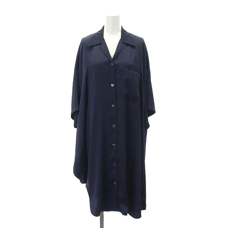 エンフォルド ENFOLD 23AW ASYMMETRY CIRCLE SHIRT CARDIGAN 