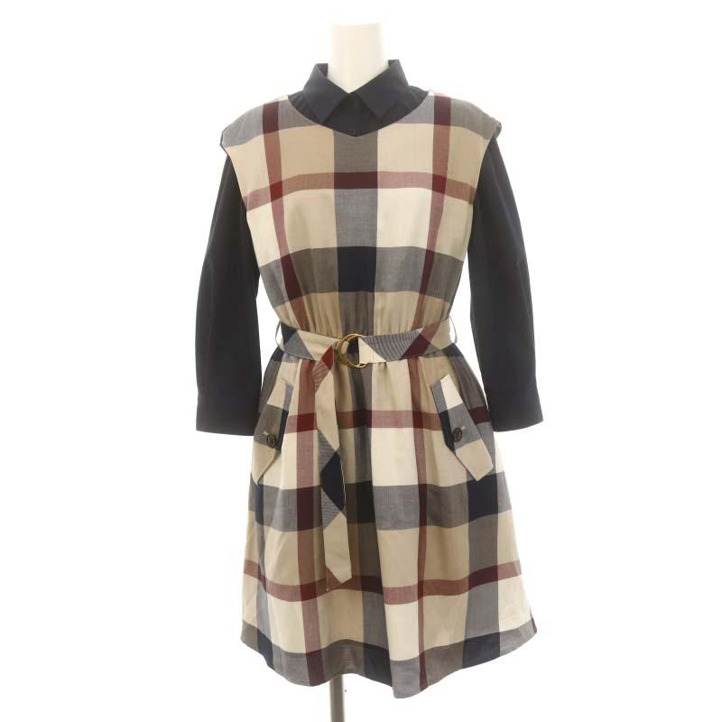 ブルーレーベルクレストブリッジ ショート丈シャツ ノースリブ  