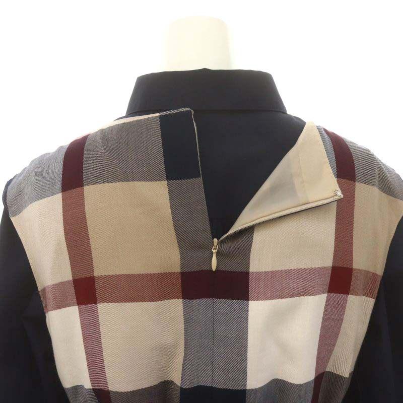 ブルーレーベルクレストブリッジ ショート丈シャツ ノースリブ  