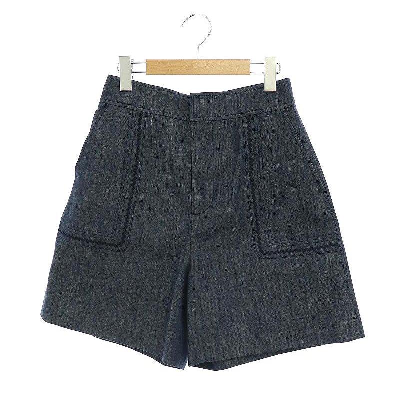 セルフォード CELFORD 22SS Wクロス&デニムステッチショートパンツ  