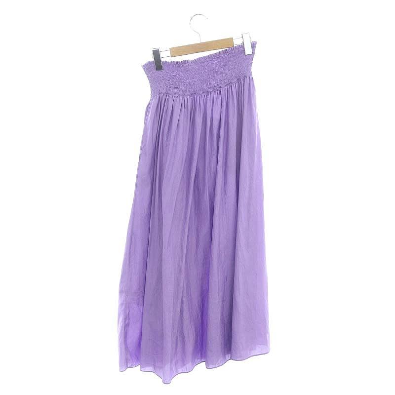 ティアラ Tiara ギャザーボリュームスカート ロング丈 マキシ丈  