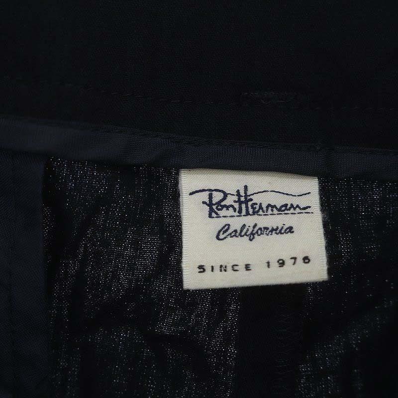 ロンハーマン Ron Herman 23SS リネン混タックワイドパンツ ストレッチ 