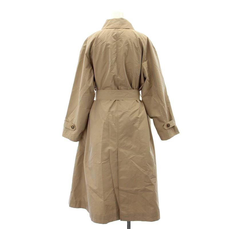 美品 トゥモローランド ボタンレス ロング トレンチコート 42 XL