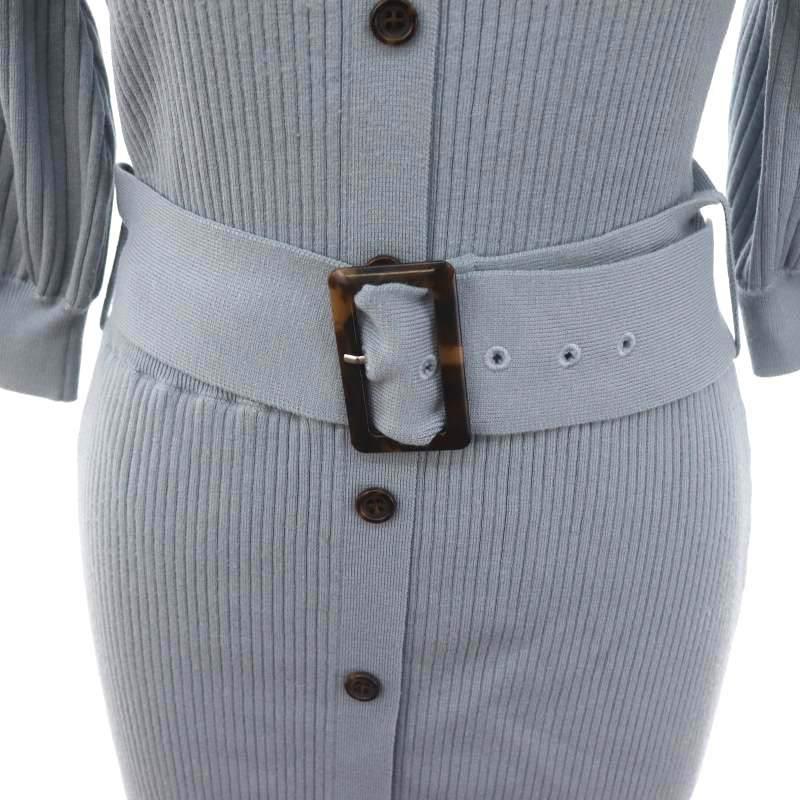 アプワイザーリッシェ Apuweiser-riche 五分袖マーメイドニット  