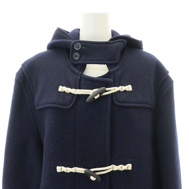 カネコイサオ KANEKO ISAO ダッフルコート アウター ロング 紺 