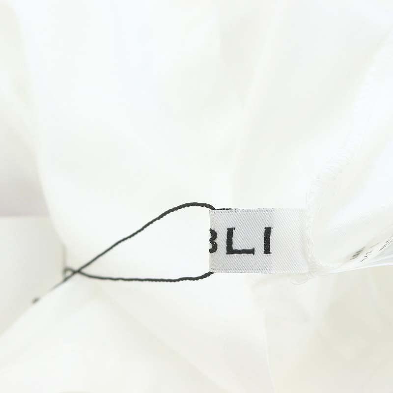 未使用品 オブリ OBLI シフォン×コットンレースサマードレス  