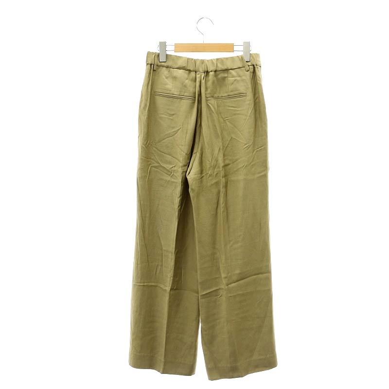 プラージュ Plage washable linen混パンツ ボトムス ジップフライ 38 M 