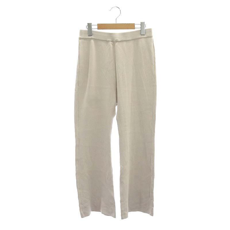 プラージュ Plage Semi Flare Knit パンツ フレア イージー 38  