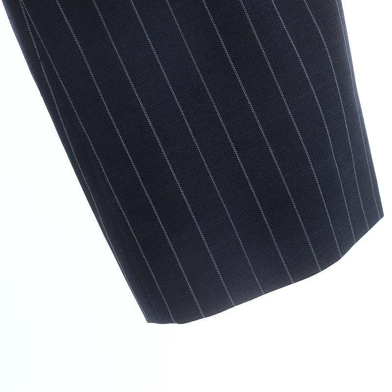 新品未使用AOUREフェードストライプジャケットMサイズ ネイビー ヴェルメイユ パー イエナ VERMEIL par iena TOPネイビーストライプ