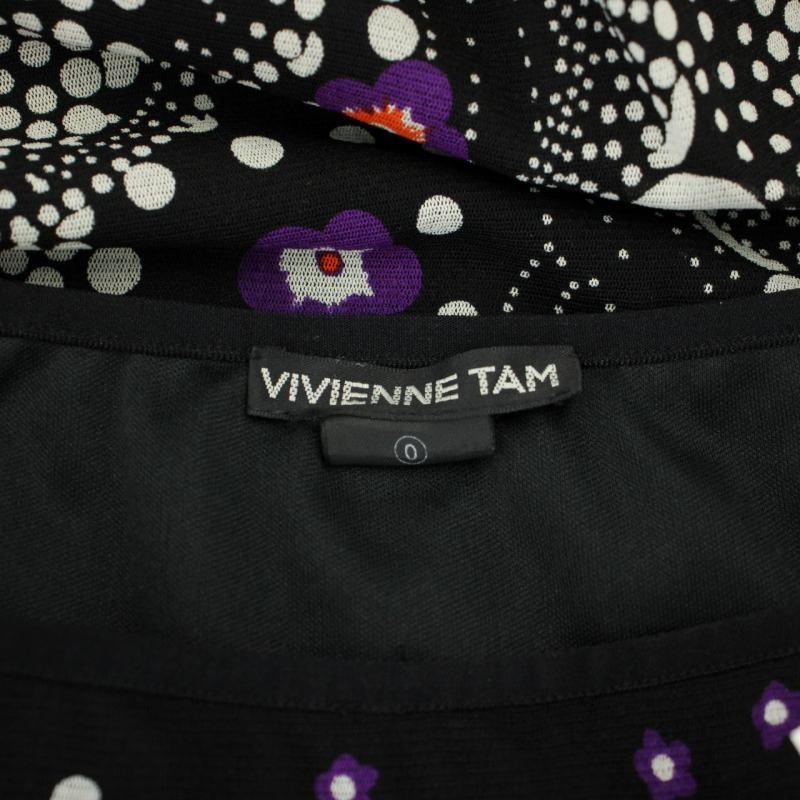 ヴィヴィアンタム VIVIENNE TAM 花柄 パワーネット スカート タイト 