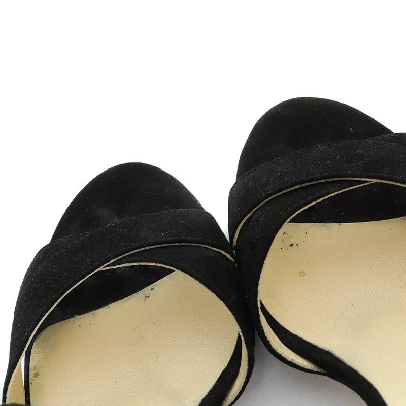 ジミーチュウ JIMMY CHOO LOUISE サンダル ピンヒール スエード 