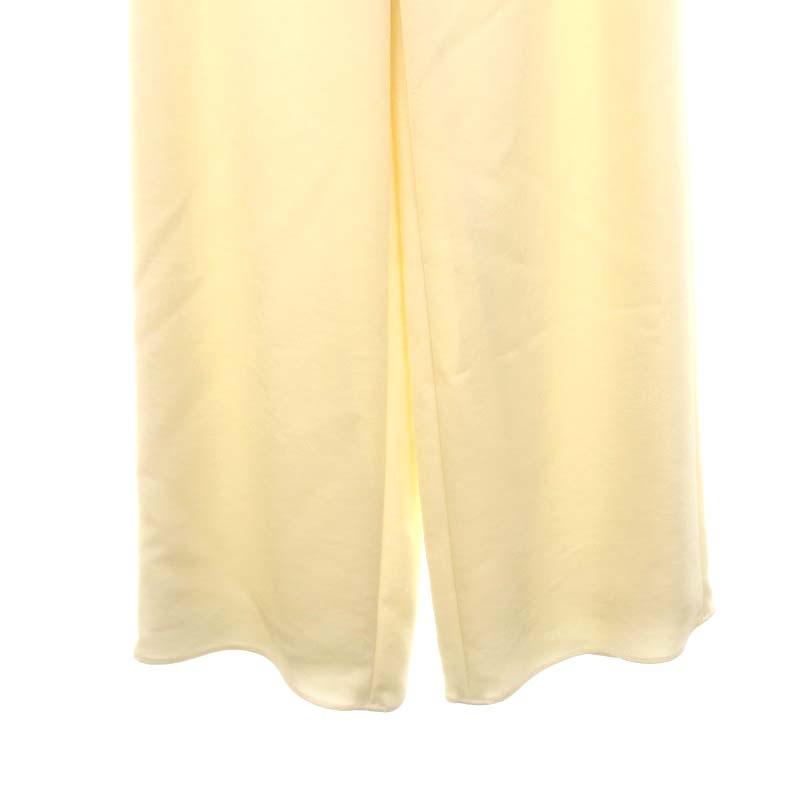 セオリー Theory 23SS OXFORD CREPE WIDE LEG PO HZ ワイドパンツ 