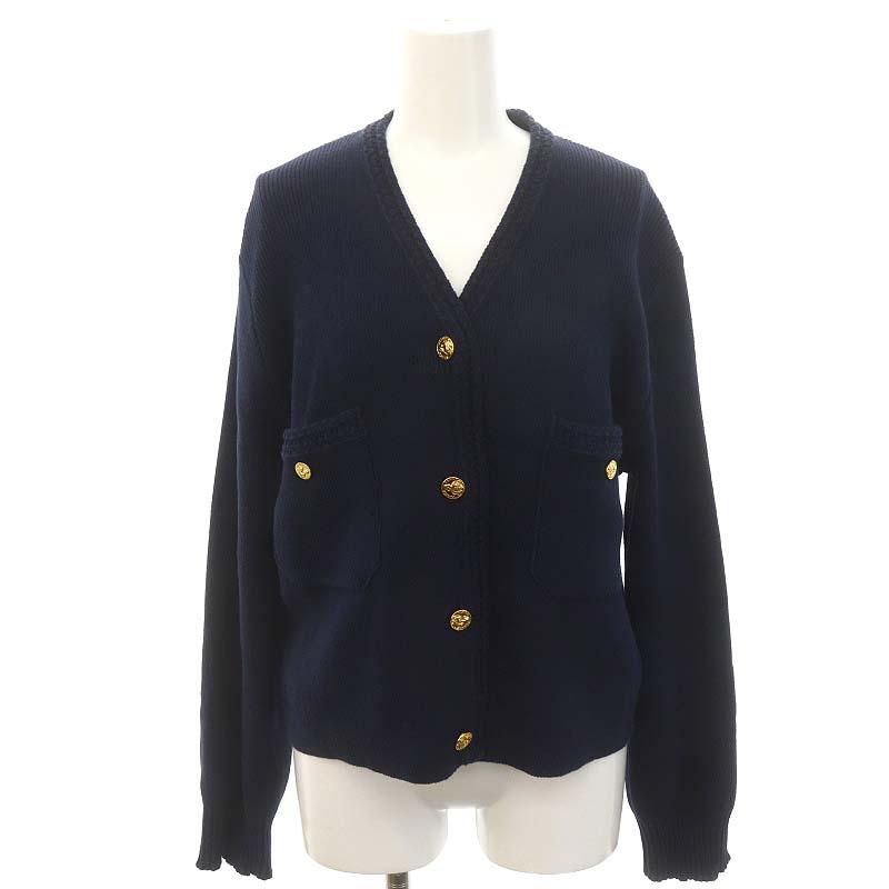 Plage新品⭐️日本製⭐️追加完売❗️ゴールドボタンニットジャケットカーディガン plage（プラージュ）の「《追加》ゴールドボタンニット