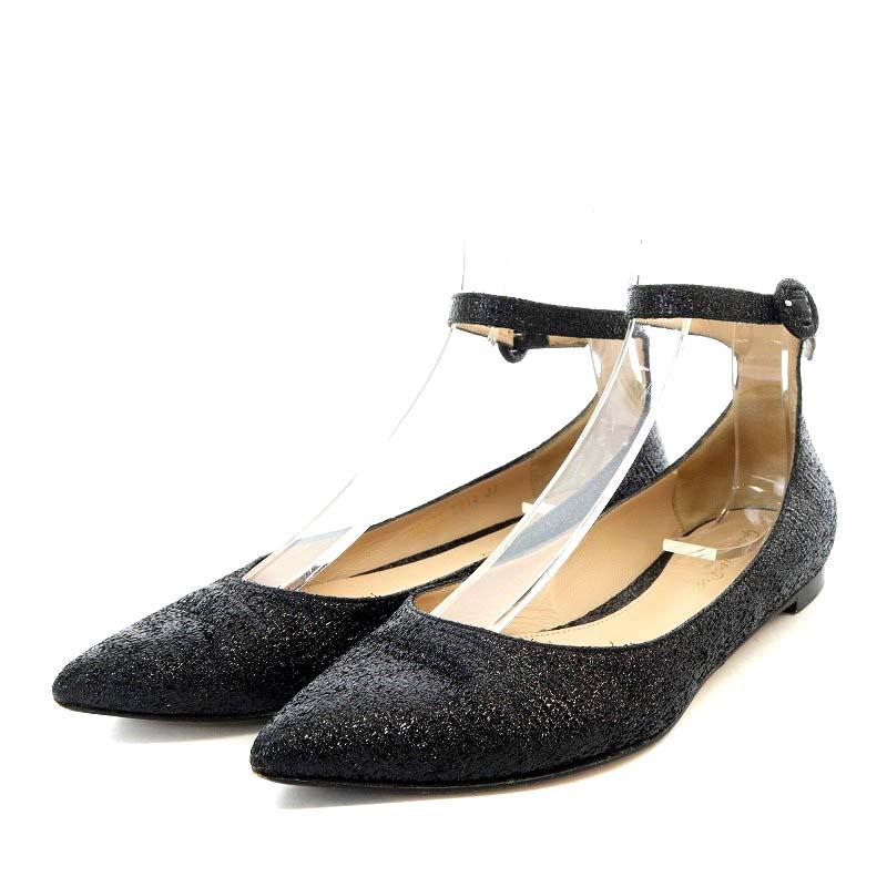 ジャンヴィトロッシ Gianvito Rossi ストラップパンプス オープントゥ 