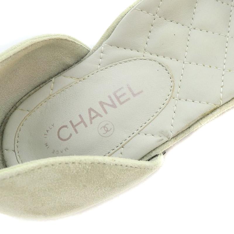 CHANEL・シャネル・パンプス・ココマーク・スタッズ・ベージュ・22cm相当 CHANEL・シャネル・パンプス・ココマーク・スタッズ・ベージュ