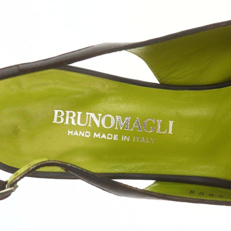 ブルーノマリ BRUNO MAGLI パンプス スクエアトゥ チャンキーヒール 