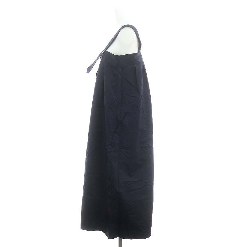 ハバーサック HAVERSACK コットン高密度サテンサロペットロング 