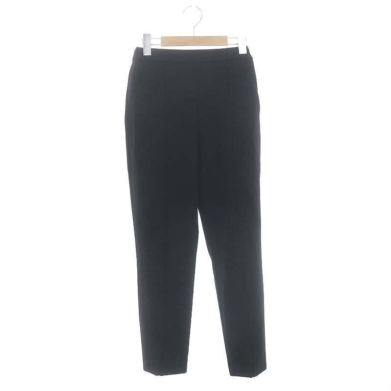 新品 yori ぬくぬくスリムパンツ ブラック サイズ38